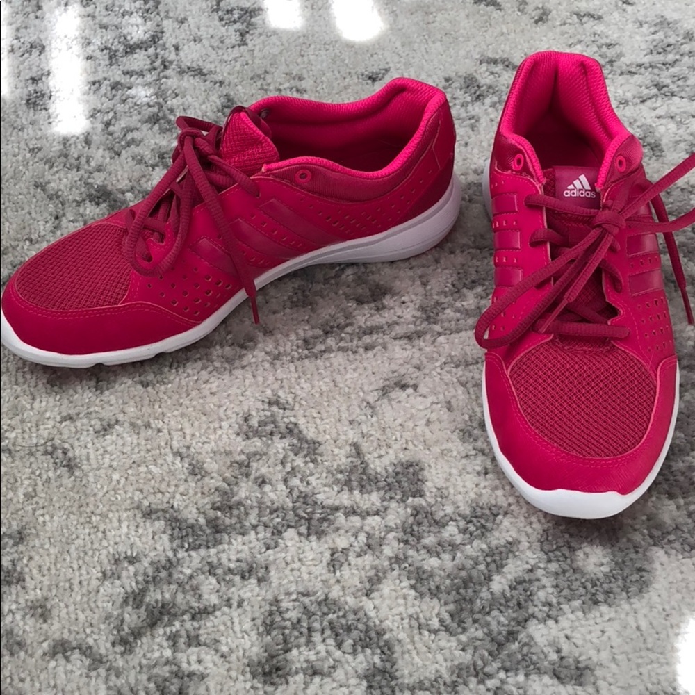 ADIDAS training shoes in HOT PINK. Size 7.5